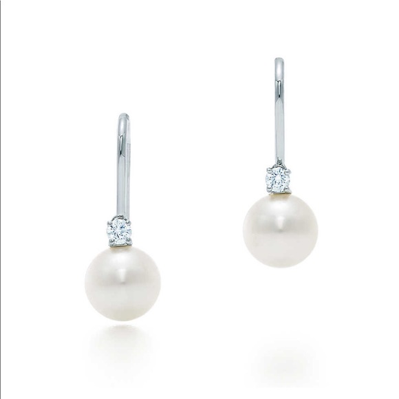 Tiffany & Co. Jewelry - Beautiful classic diamond and pearl earrings